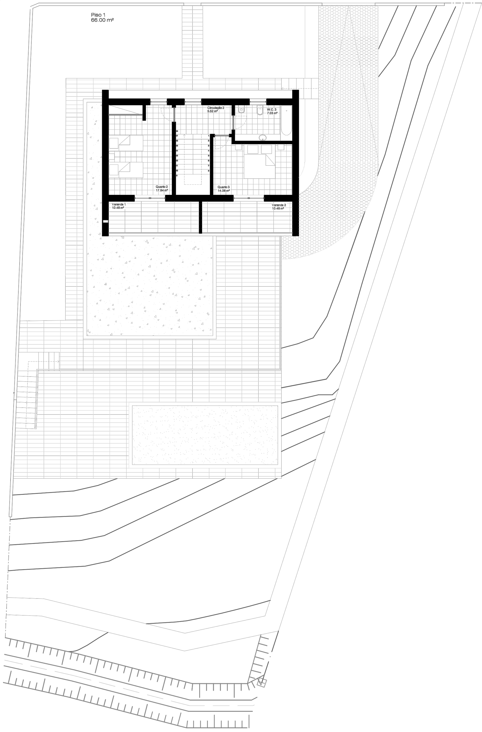 Plan de rez-de-chaussée @chaussée